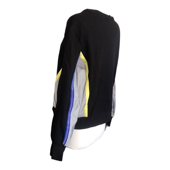 Terez Women’s Made In USA Glow Gear Reflective Neon Sweatshirt Multicolor - Picture 4 of 15